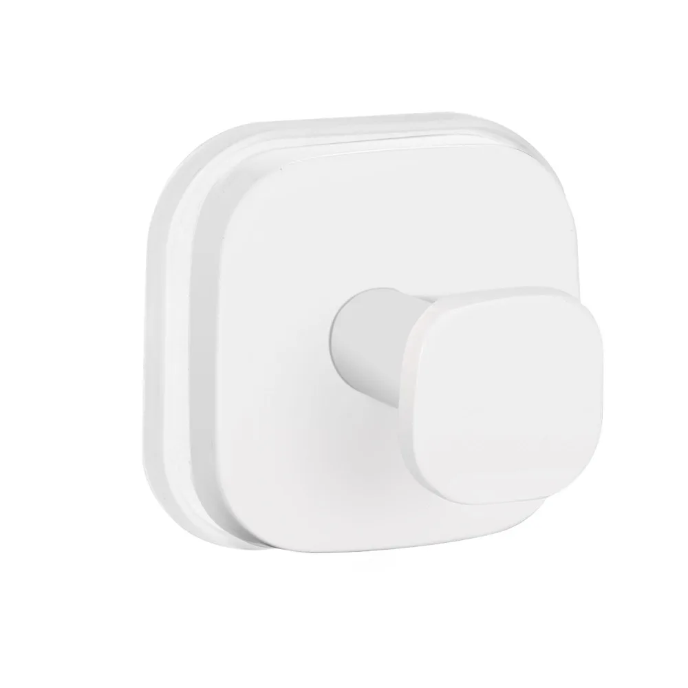 

Stainless Steel Suction Cup Hooks Waterproof Punch-Free Shower Wall Hanger Removable Square Strong Suction Cup Holder Bathroom