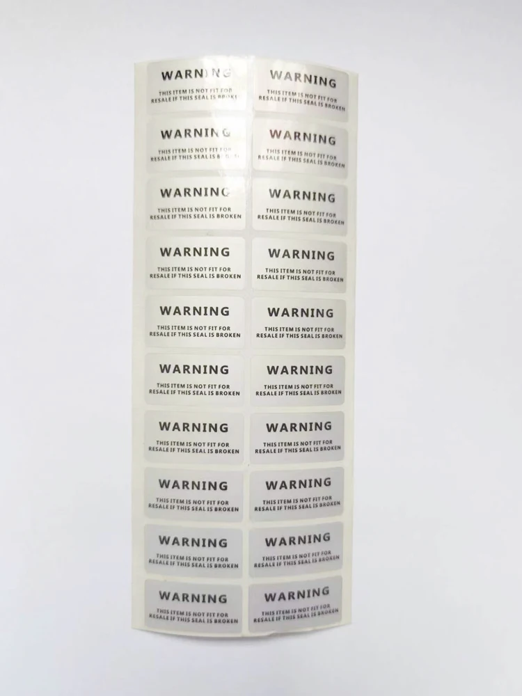 

500pcs 30X15MM VOID Security Labels Removed Tamper Evident Warranty Sticker