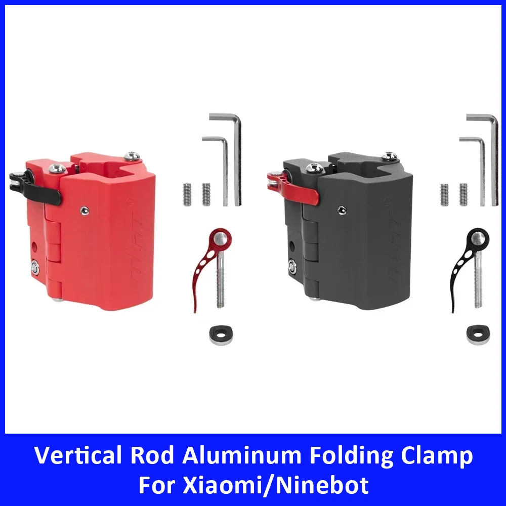 

Aluminum Vertical Rod Folding Clamp for Xiaomi Mi3 M365 Pro 1S Ninebot F20 F25 F30 F40 Scooter Accessories High Density Holder