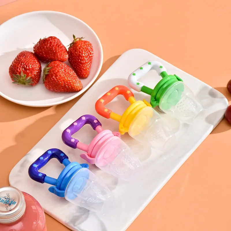 

Детская кормушка для фруктов, кормушка для свежей еды, детская игрушка-прорезыватель фруктов, силиконовый пакет, кормушка для детей из пищевого силикона, подходит для младенцев