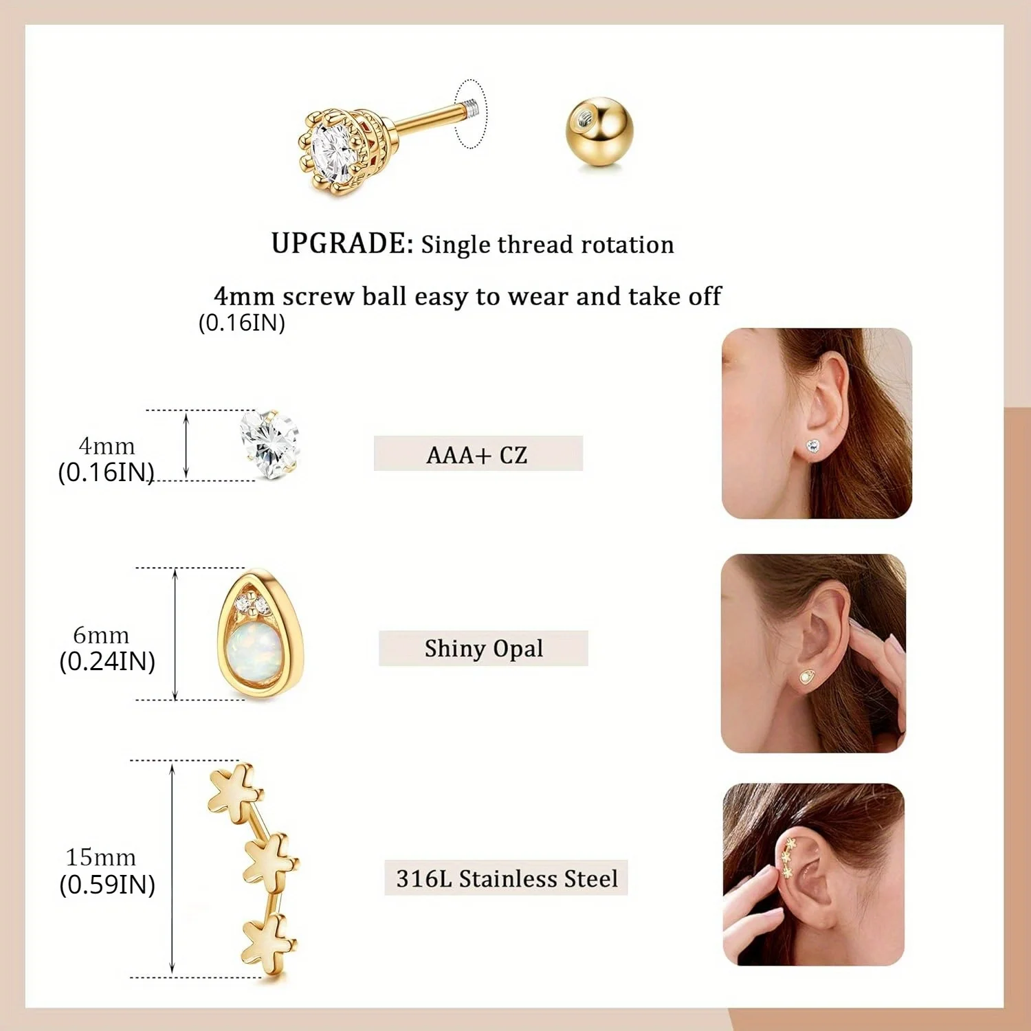 Thumbnail 2 - #50 Latest Earring Sets Offers