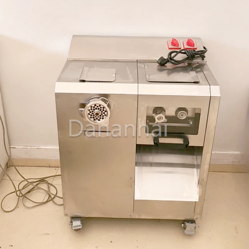 Electric Commercial Meat Cutter High Quality Large Meat Grinder And Sausage Integrated Machine for Business Use