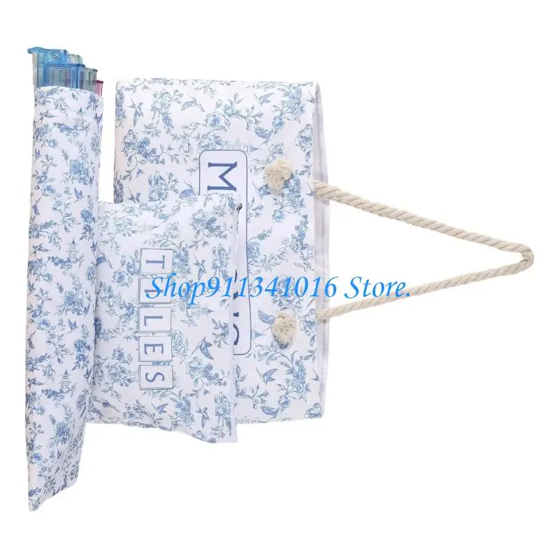 

Stylish Floral Pattern Storage For Makeup Accessories And Small Items
