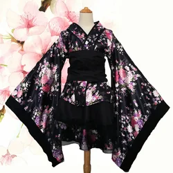 Sexy kimono Japanese girl robe maid dress women's party dance anime role-playing costume Halloween set