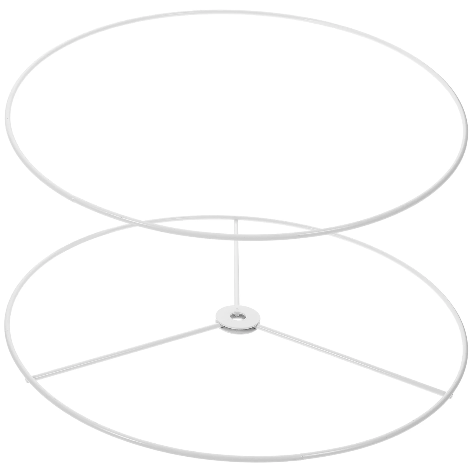 

Iron Lampshade Round Pendant Bracket Chandelier Holder Ceiling Fixture Accessory Rustproof Metal For Lampshade Diy Lamp