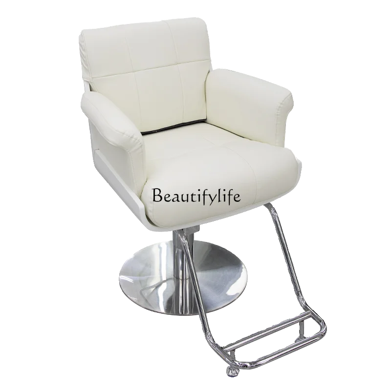 

Simple and fashionable hair cutting chair for high-end hair salon Lifting rotating hair salon Perm and dyeing chair