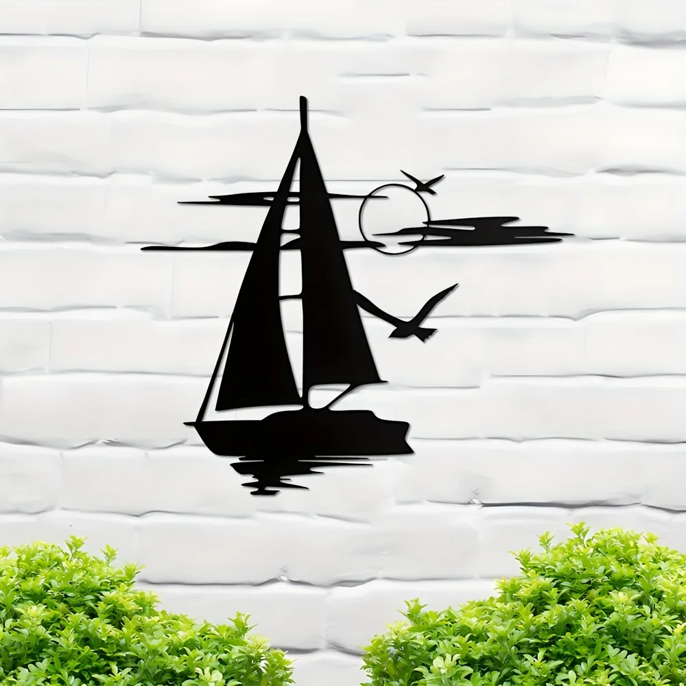 The Floating Boat Art Wall Sticker Is Suitable For Decorating Living Rooms Bedrooms and Dining Rooms With Artistic Walls