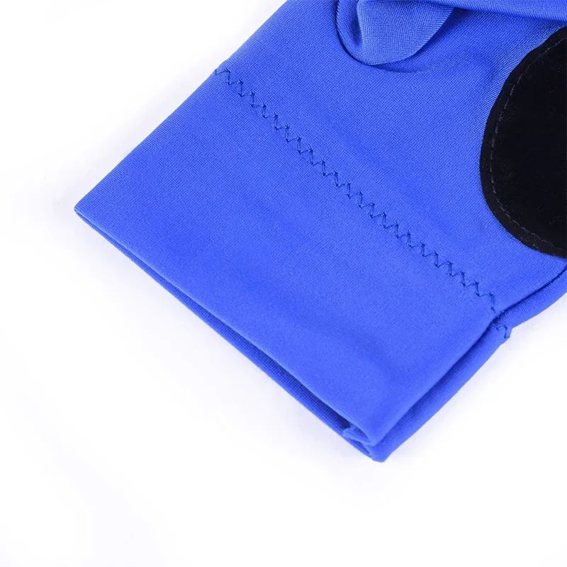 Guante para tacos de billar de LICRA de alta calidad, accesorio abierto de tres dedos para mano izquierda