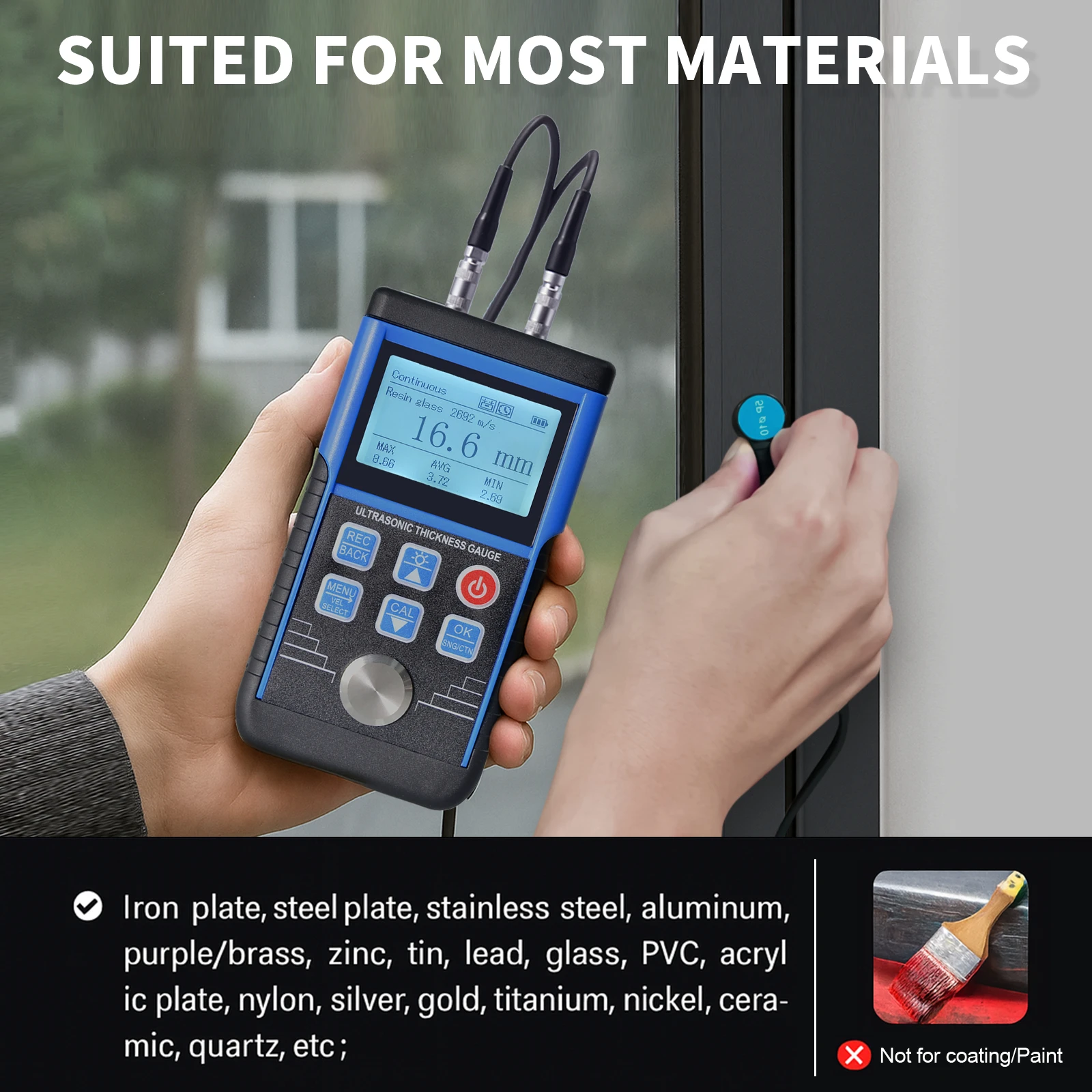 Jauge d'épaisseur ultrasonique - Ultrasonic Thickness Gauge Metal avis et prix