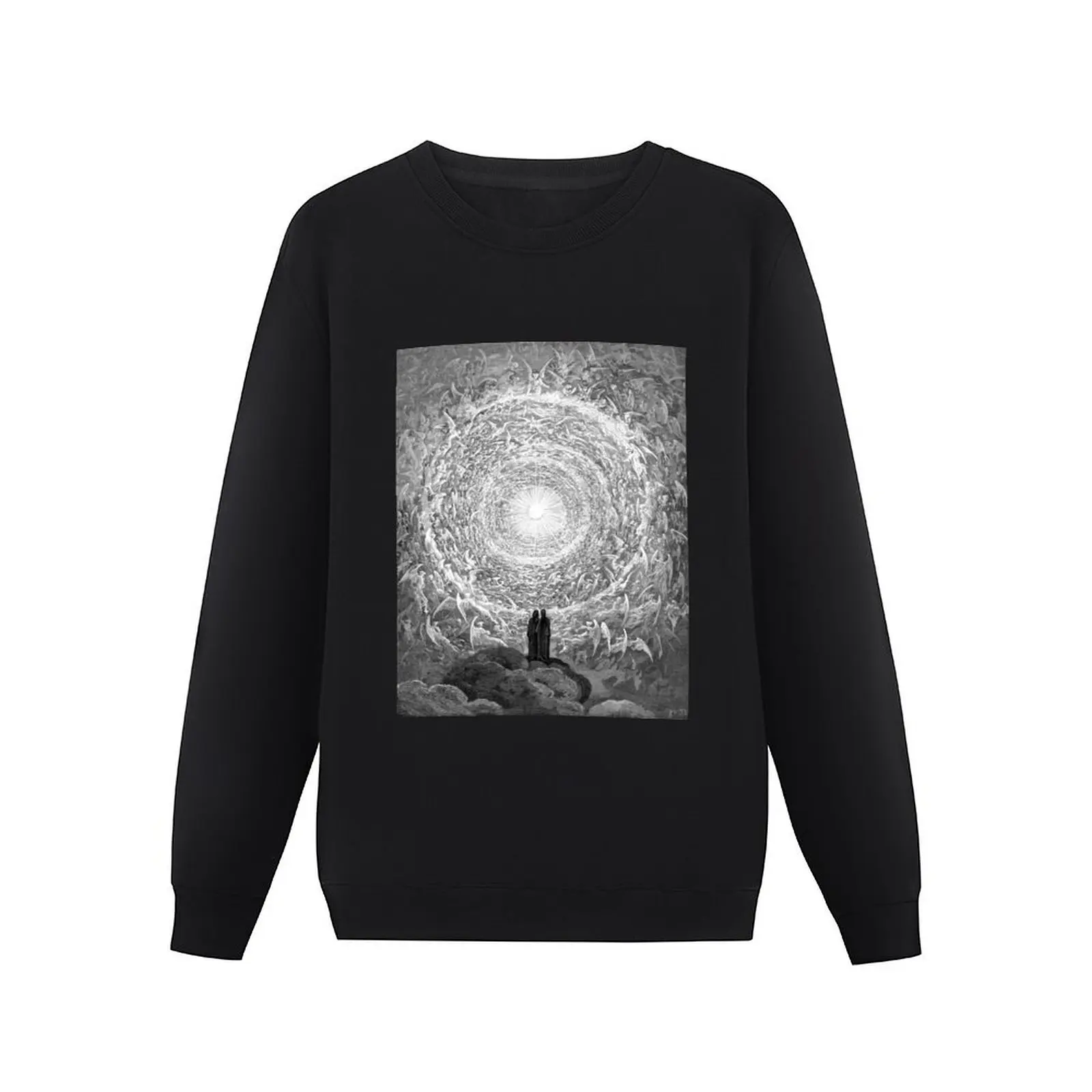 High Res Gustave Doré Empyrean in Dante's Paradiso 1890 Pullover Hoodie korean autumn clothes sweatshirt men