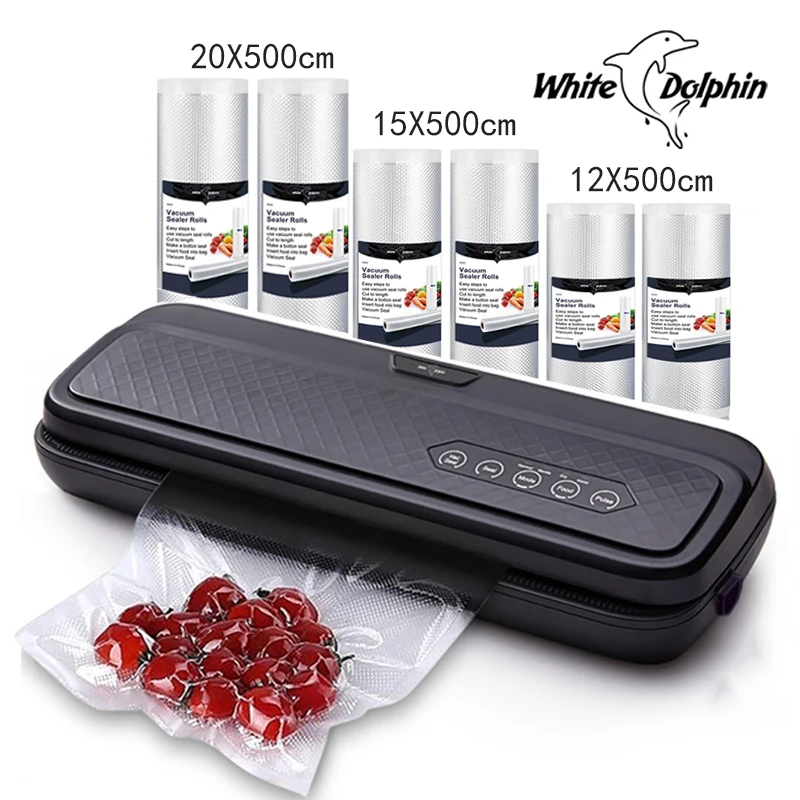 Confezionatrice sottovuoto per alimenti per uso domestico confezionatrice sottovuoto per Film 110V 220V confezionatrice sottovuoto per sacchetti 15
