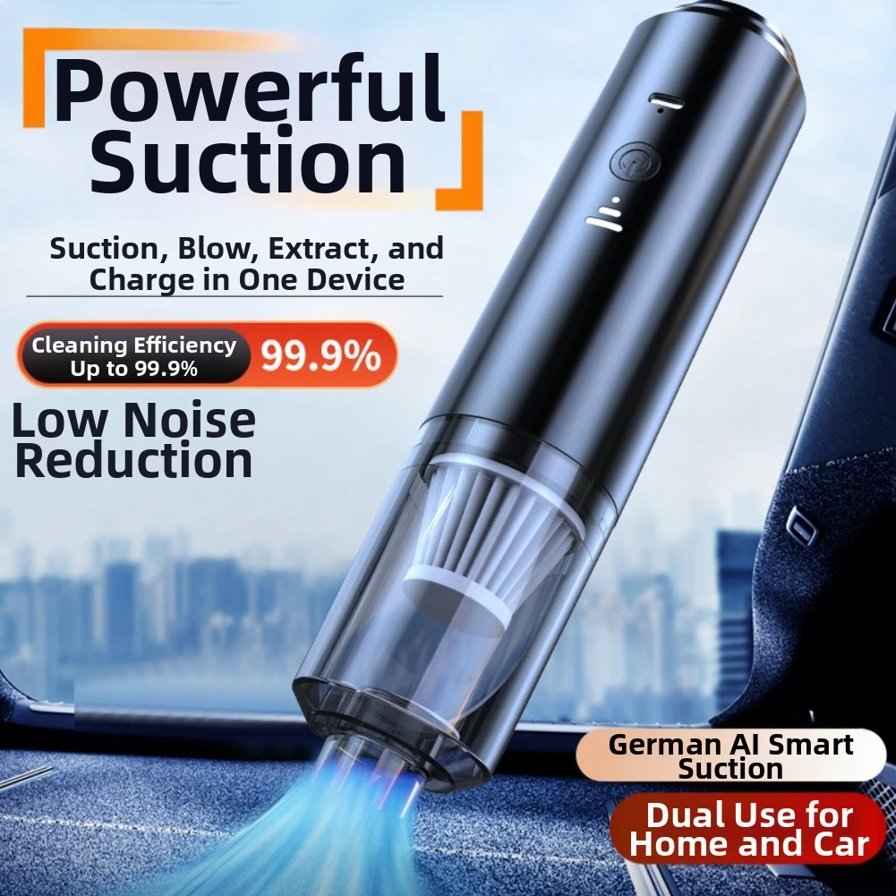 Vacuum Cleaner Portable Wireless High-Power Dust Remover For Mini Silent Car Vacuum Cleaner Outdoor Tools