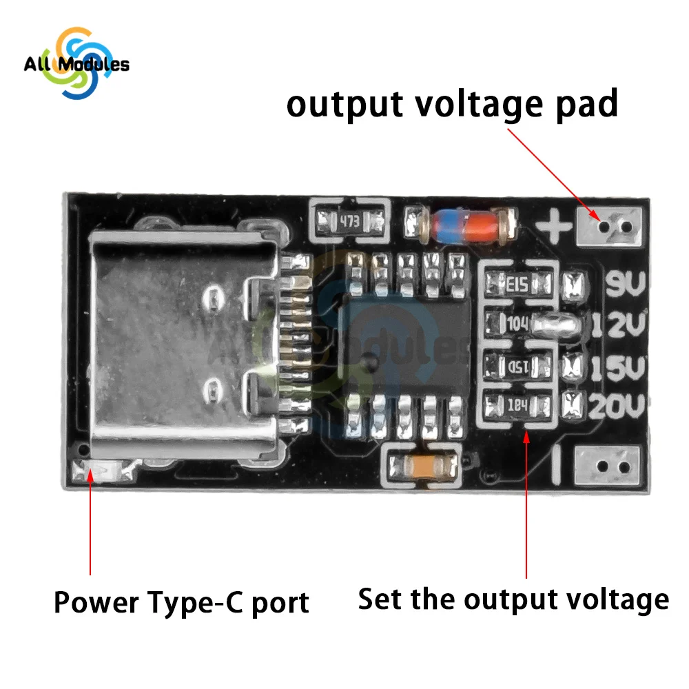 10 sztuk PD/QC wabik pokładzie szybkie ładowanie USB moduł Boost type-c moduł zmiany zasilania PD3.0/2.0 PPS/QC4 + QC3.0/2.0 FCP AFC