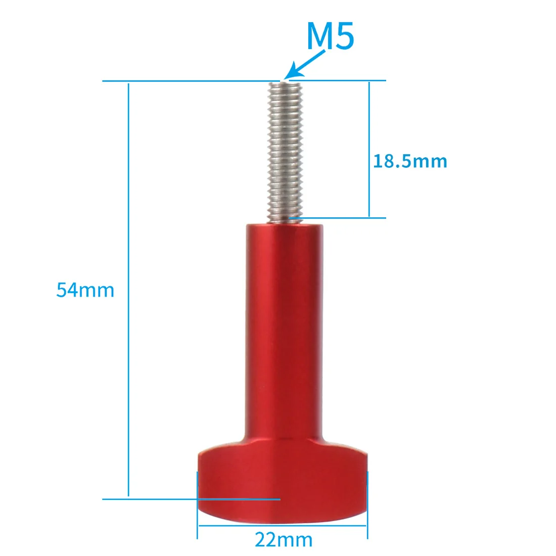 M5 Gewindebolzen Edelstahl Aluminiumlegierung T Handfest Schraube Klemmknopf Manuelle Griffschraube für Gopro 13 Für Insta360 – Detail 35