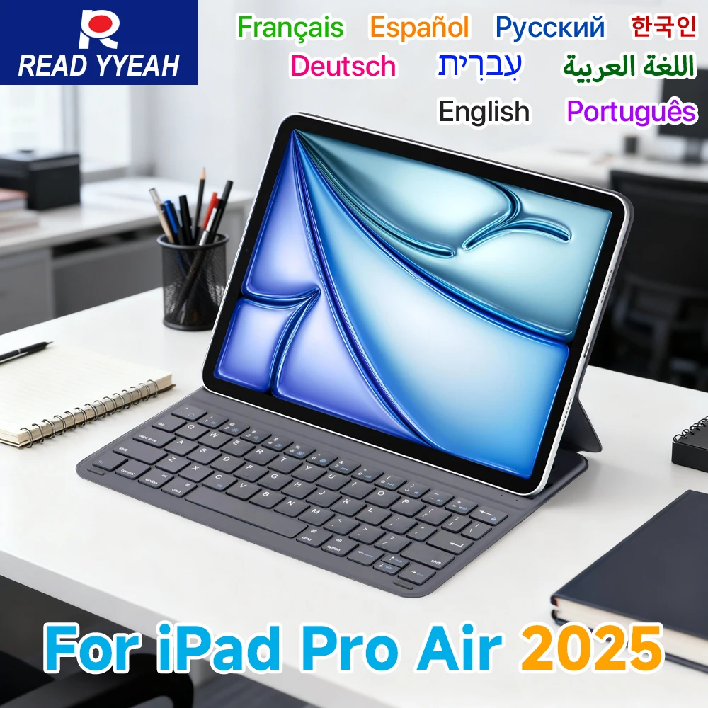 

READ YYEAH New Smart Magic Bluetooth Keyboard For iPad A16 Case 10th Gen Air 4 5 10.9in Pro 11 12.9 2018-2022 Case Tablet Holder