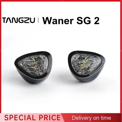 TANGZU WANER 2ND Gen HIFI música auricular IEM auricular 0,78mm enchufe Cable desmontable WANER2