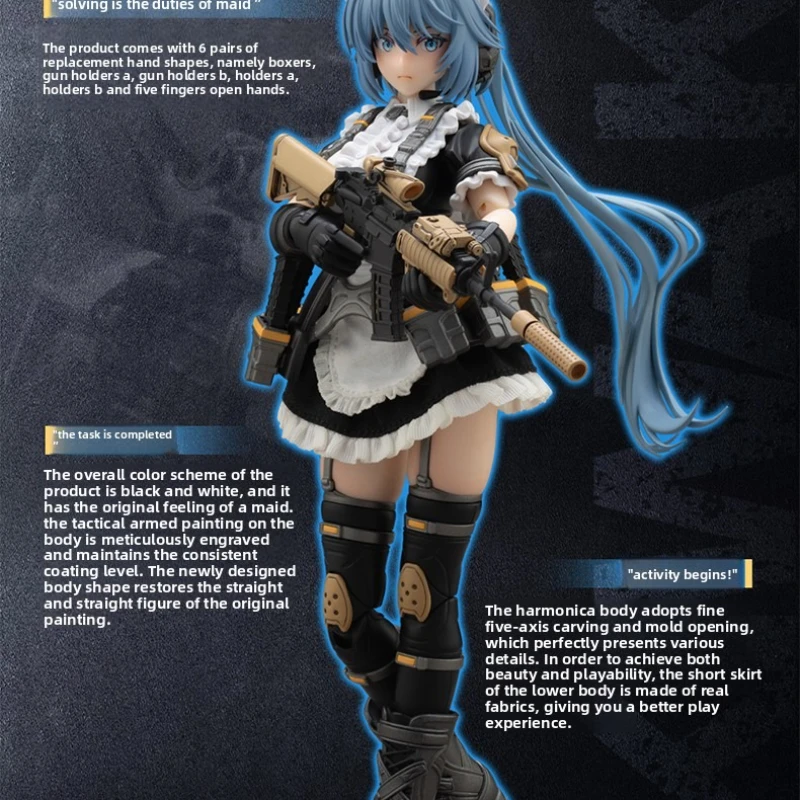 오리지널 달팽이 껍질 RPG-03 리바이버 Grisa 블루 벨트 스페셜 에디션 1/12PVC 이동식 모델 입상 인형 또는 액션 피규어 선물