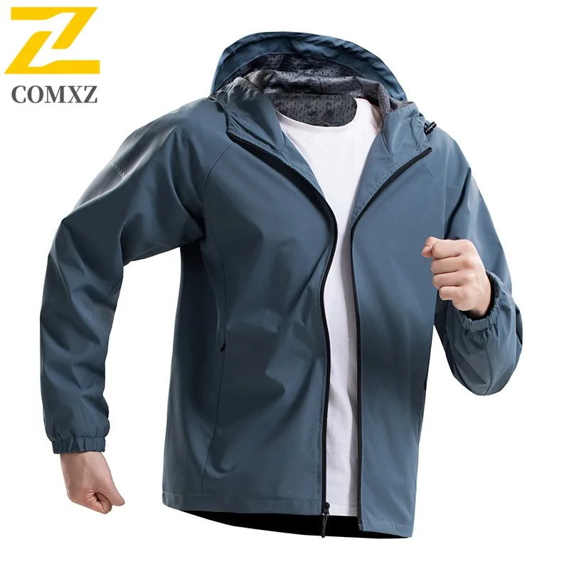 الخريف الشتاء الرجال انفصال هود سترة الأعمال عادية التجاعيد مقاومة معطف أنيق مكتب ملابس خارجية للمحترفين الشباب #2