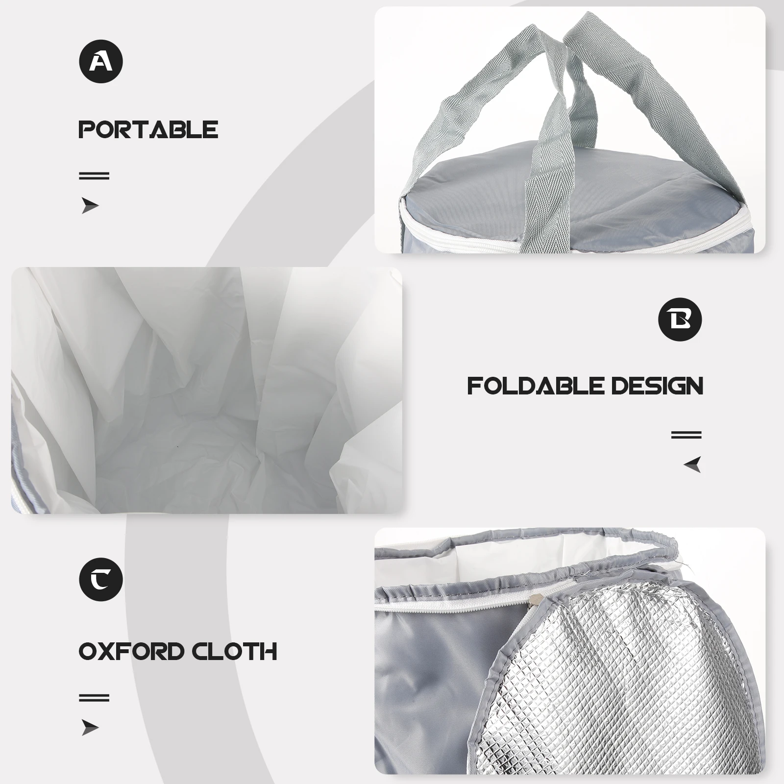 

Portable Foot Soaking Bucket Foldable Water Bucket Sturdy Oxford Cloth Fold Flat For Camping Beach Travel Storage Outdoor Indoor