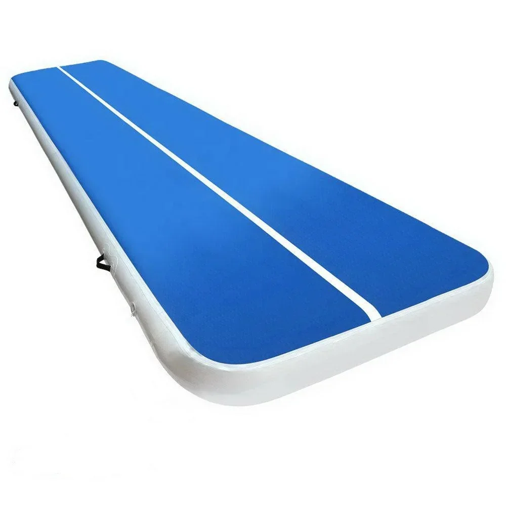 

Mint Green Inflatable Air Track Roller For Gymnastics Electric Air Pump For Air Track