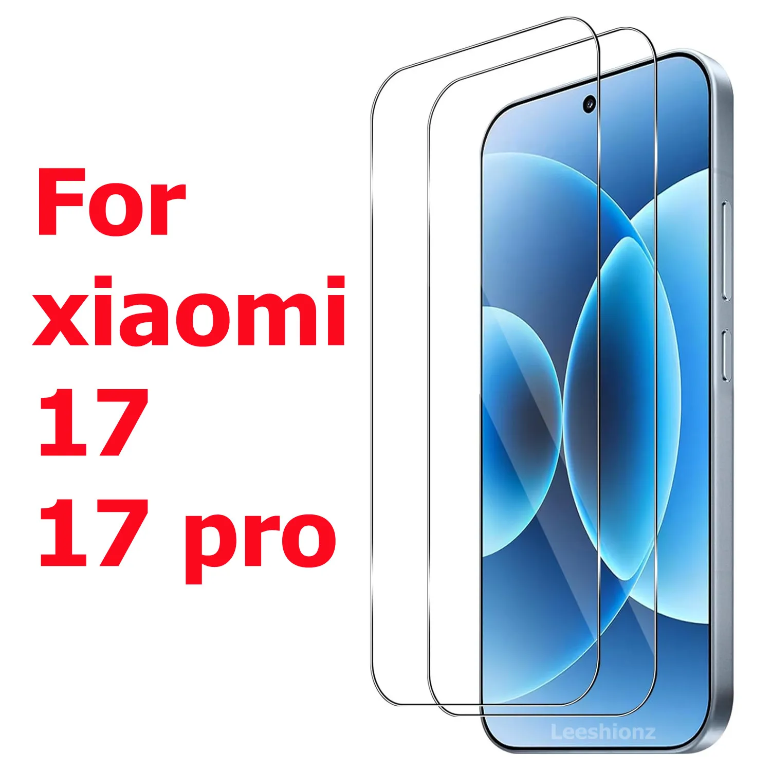

Screen protector For Xiaomi 17 17pro Tempered Glass 9H Transparent Clear Anti Scratch Fingerprint unlock
