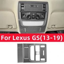 For Lexus GS 2013-2019 Car Interior Accessories Carbon Fiber Auto Front Reading Light Decoration Frame Trim Cover Stickers
