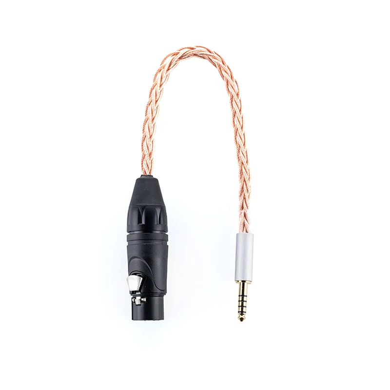 Moondrop UP Earphone Upgrade Cable 4Pin XLR to 4.4mm/4Pin XLR to 6.35mm Adapter Dual 3.5mm to 4.4mm XLR Headphone Cable