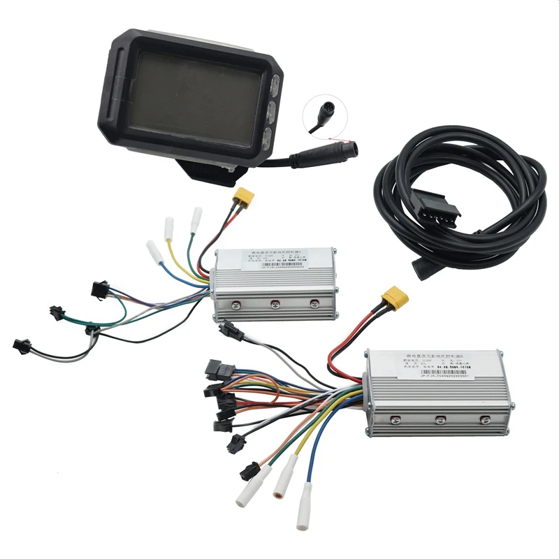 Kit de controlador sin escobillas para KUGOO G3 g-booster e-scooter, tablero de pantalla LCD, accesorios, piezas, controlador delantero y trasero,