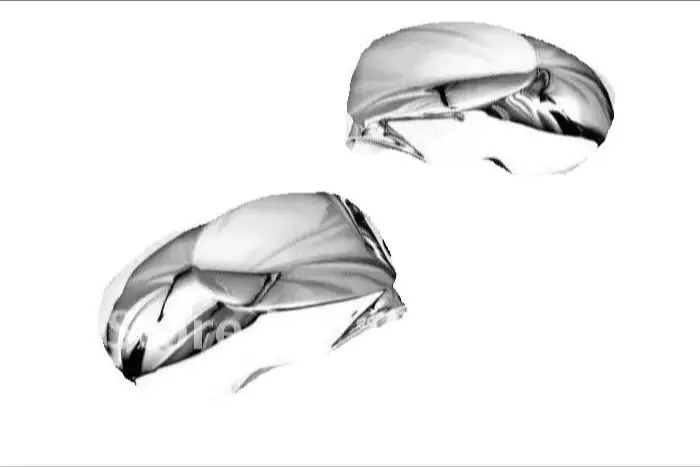 Elegant Easy-Install Chrome Mirror Cover for Chevrolet Matiz / Spark 05-09