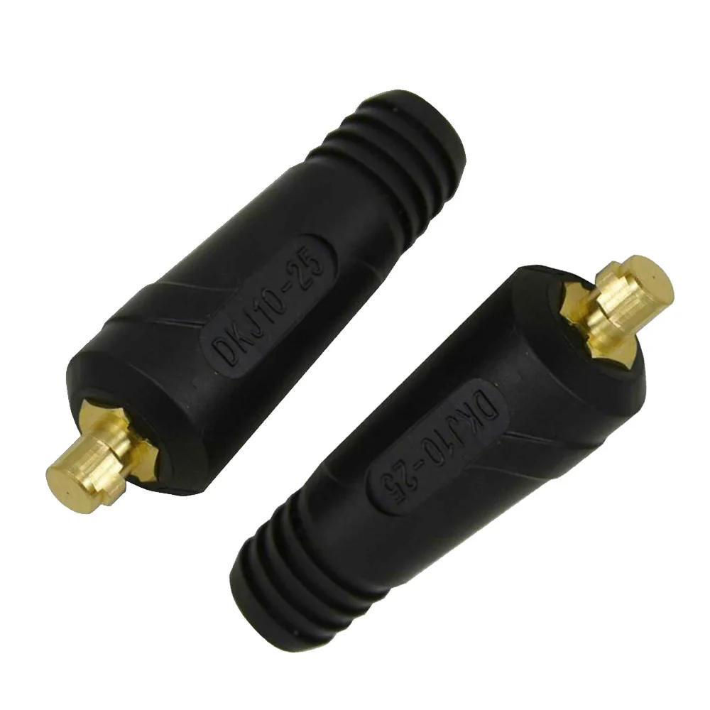 2pcs TIG Welding Cable Panel Connector-Plug DKJ10-25 200Amp Quick Fitting Welding Machine Plug Socket