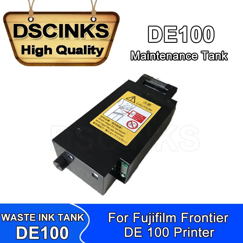 DE100 Waste Ink Tank For Fujifilm Frontier DE 100 Printer Maintenance Tank With Stable Chip For Fuji DE 100 Printer