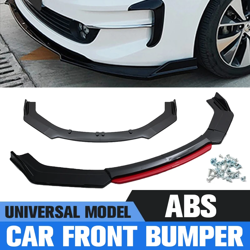 

Lip On Bumper Sports Style ABS Material Automotive General Front Shovel Front Bumper Hot Sale Modification Accessories