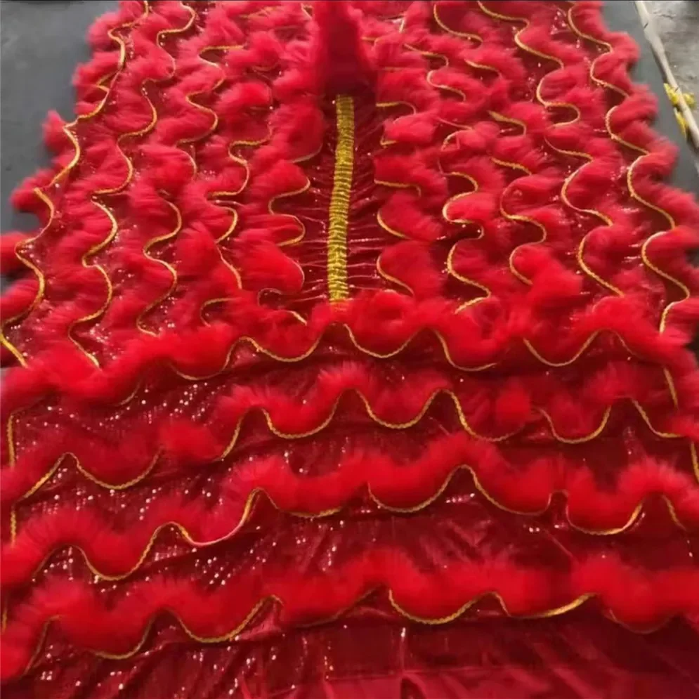 

Взрослый китайский танец, костюм льва, фестиваль, реквизит для выступлений, кожа льва, новогодние принадлежности