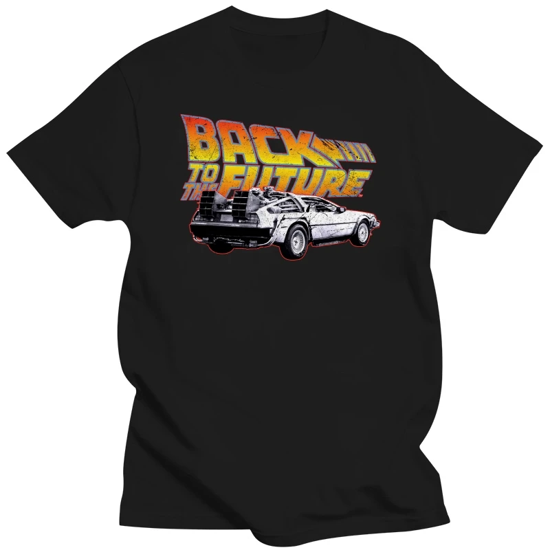 T-Shirt Return To The Future - Back Delorean Men's Tshirt