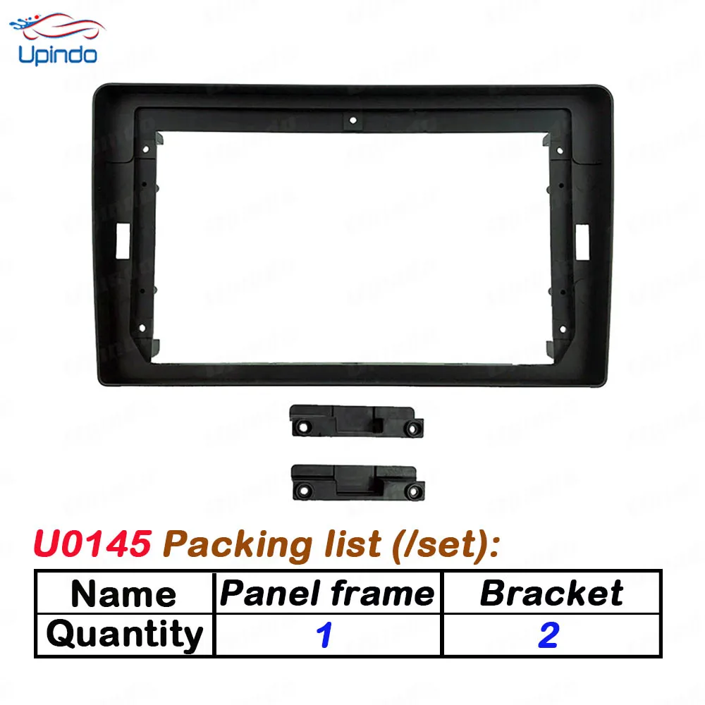 2 Din 9 Inch Car Radio Installation DVD GPS Plastic Fascia Panel Frame Dash Mount Kit for Mitsubishi Triton L200 2020+