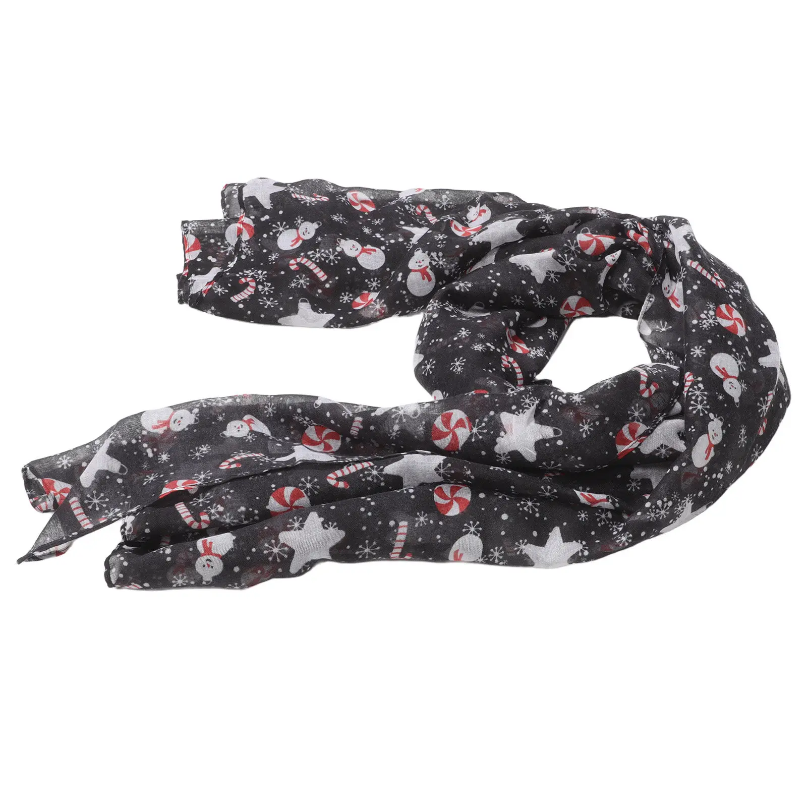 

Tree Scarf Woman Oversized Shawl Snowflake Printing Scarf Woman，Scarves For Christmas Print Fashion Yarn Scarves For