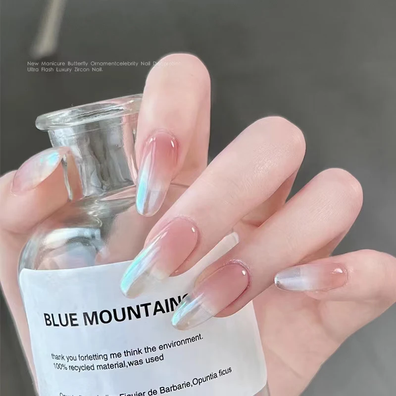 4 Colors Pearl White Aurora Borealis Moonlight Mirror Glitter Dust Pigment Powders for DIY Gel Nail Art Polish Makeup image 6
