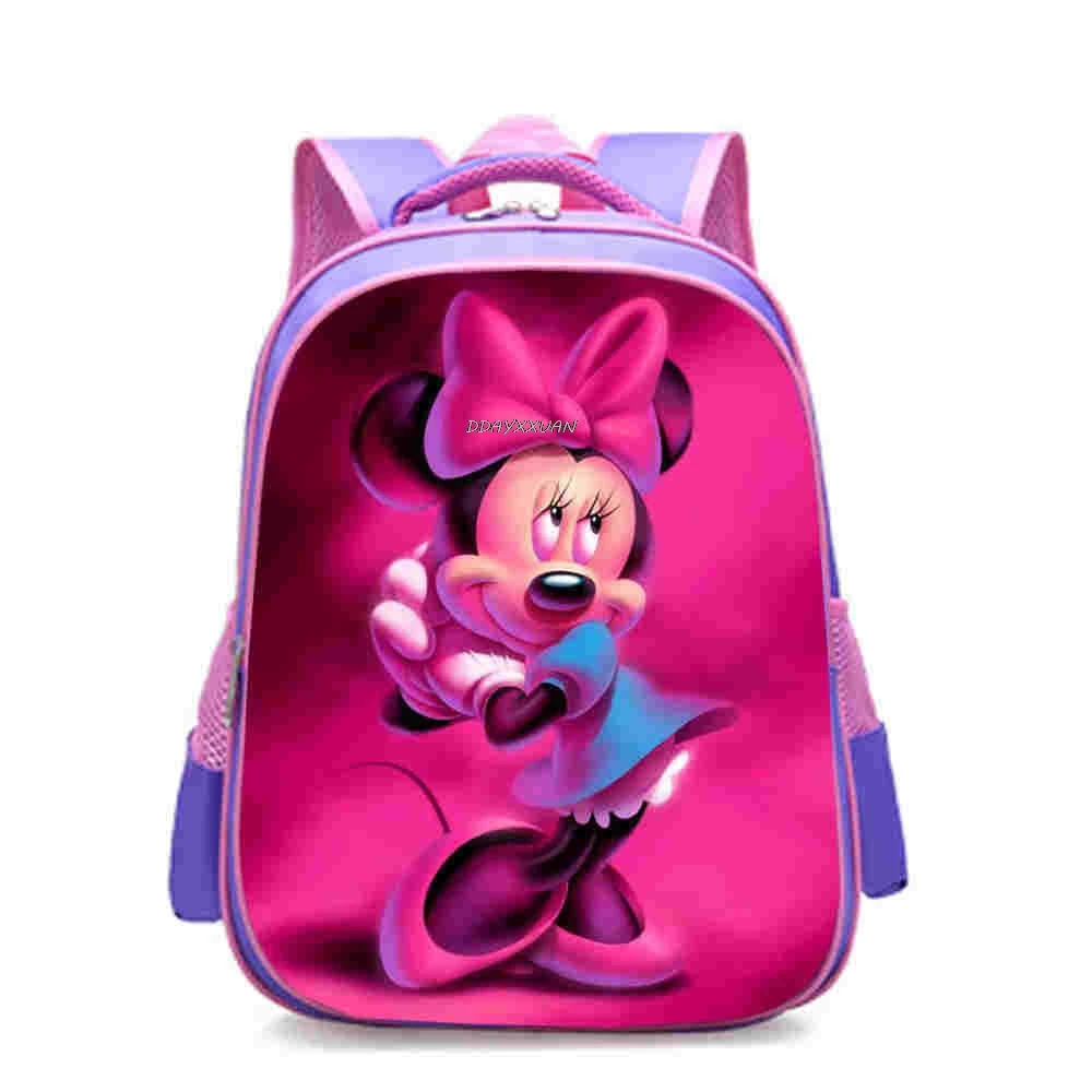 12 inch Mickey Minnie Mouse Kindergarten Backpack Children School Bag Toddler Bag for Fashion Kids School Bookbags Gift