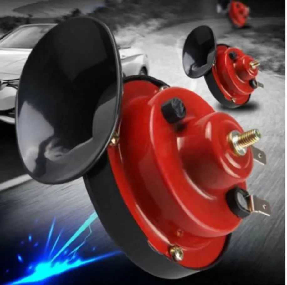 Car Horn 12V 300dB Trumpet Super Loud Air Horn Compressor with Mounting Kits Car Trumpet Loudspeaker 1PC