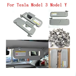 Sun Visor For Tesla Model 3 Model Y Interior Vanity Mirror Sun Visor Assembly