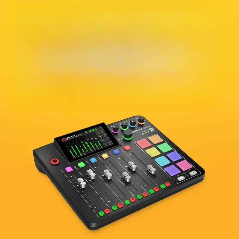 Professional mixer multi-channel external sound card live streaming host Karaoke recording