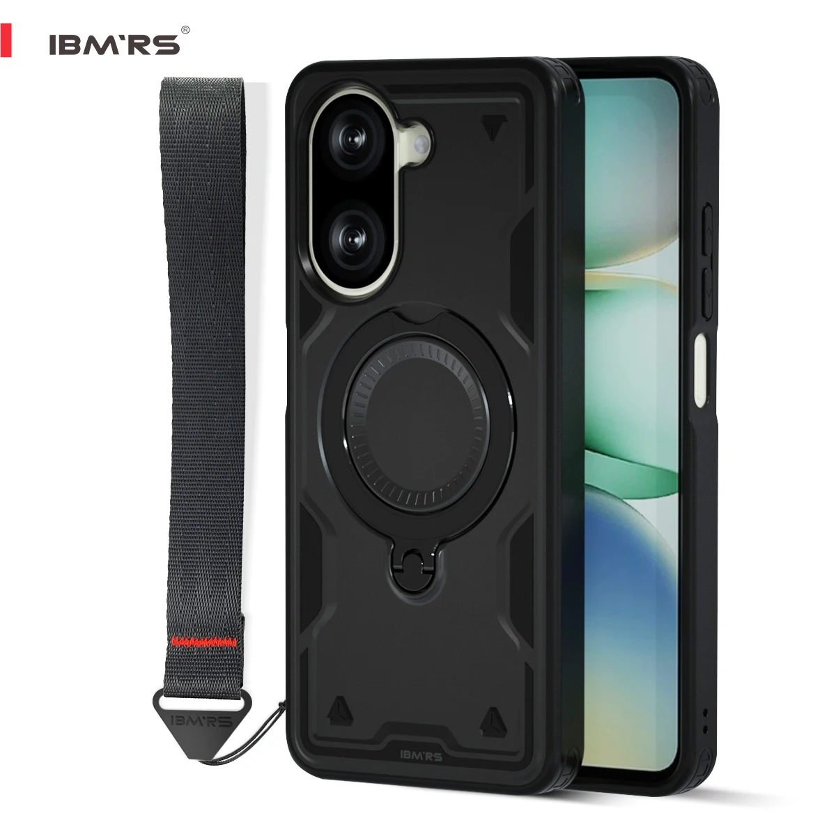 

for Redmi A5 4G/POCO C71 Phone Case [Magnetic Shockproof] with Stand & Lanyard | Compatible IBMRS