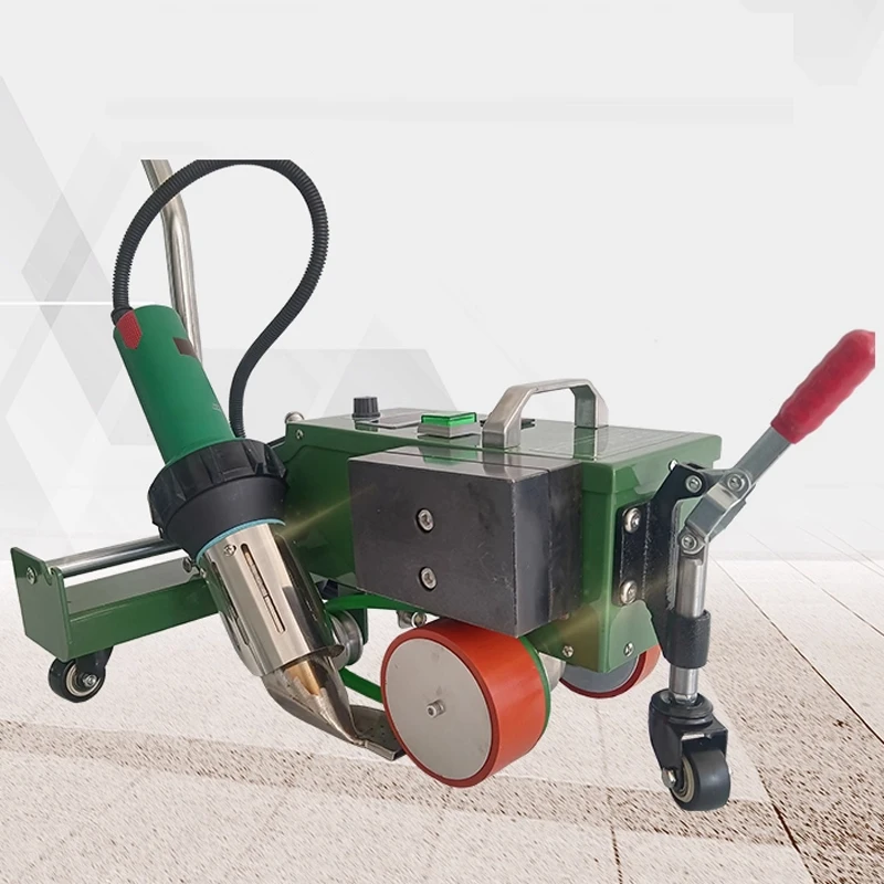 Automatic climbing welding machine PVC waterproofing membrane roof garage roof TPO fusion tile/color steel tile hot air welding