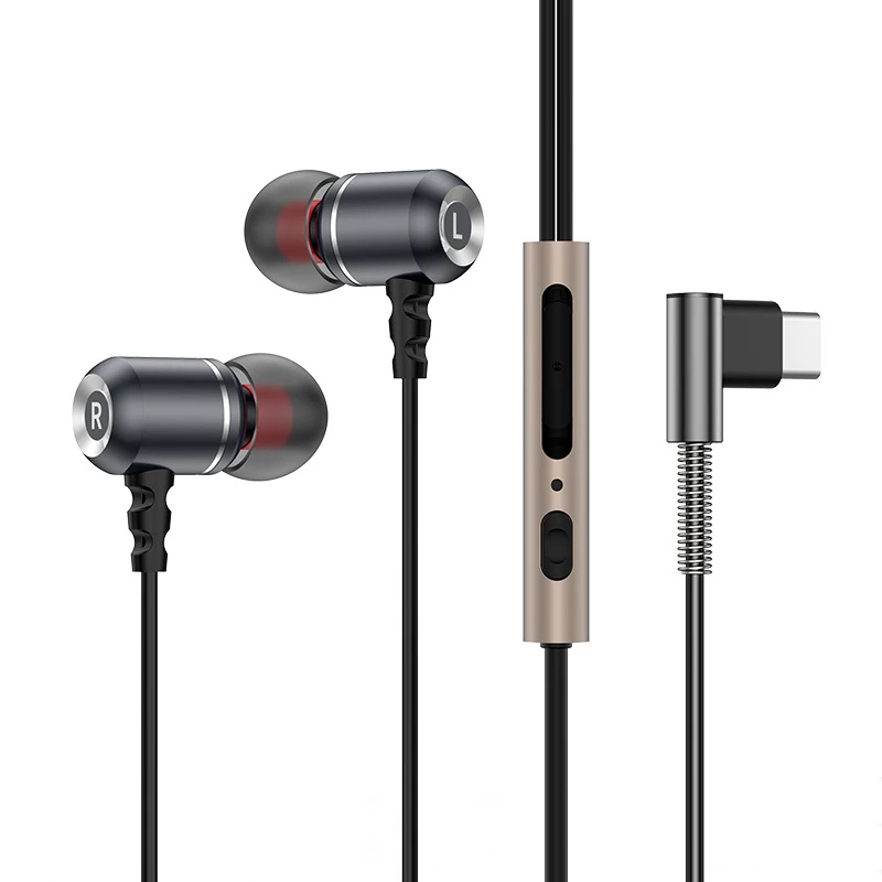 OLAF DAC Type C 이어폰 유선 헤드셋 USB C 게이머 헤드폰 케이블 iPhone16 15 Samsung S23 Xiaomi 용 핸즈프리 Type-C 이어 버드