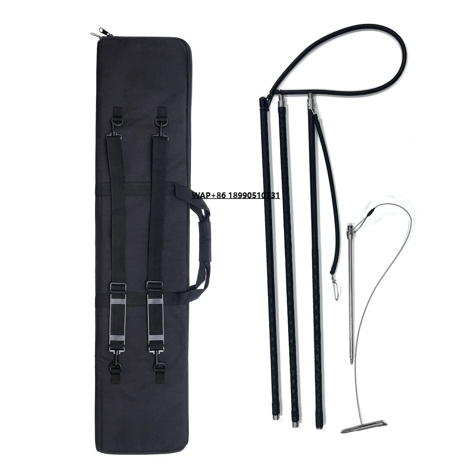 

Spearfishing Kit Adjustable Carbon Fiber Pole Spear 6FT Hand Spear 8FT Travel Pole Spear Diving Fishing Rod With Slip Tip