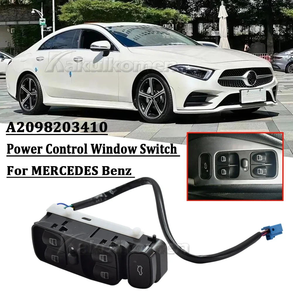 A2098203410 2098 203 410 Power Control Window Switch Button For MERCEDES CLK W208 W209 CLK200 CLK240 CLK280 CLK300 CLK350 CLK500