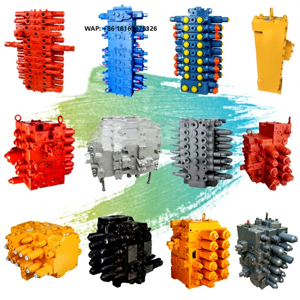 OTTO Construction Machinery Parts Hydraulic Distribution Valve Crawler Mini Excavator E200B Hydraulic Main Control Valve