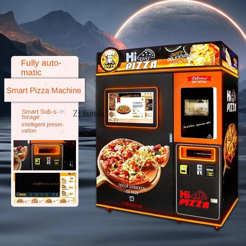 Automatic window digital self-service food vending machine, vending machine