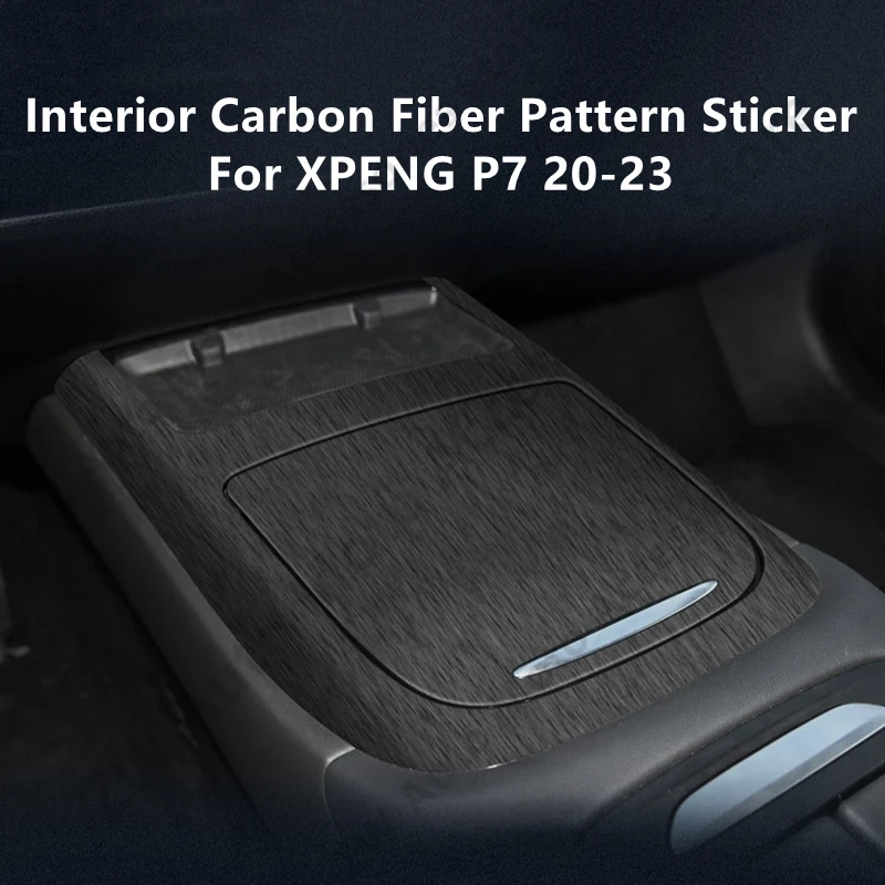 

For XPENG P7 20-23 Interior Carbon Fiber Pattern Sticker Protective Film Modification Accessories Refit
