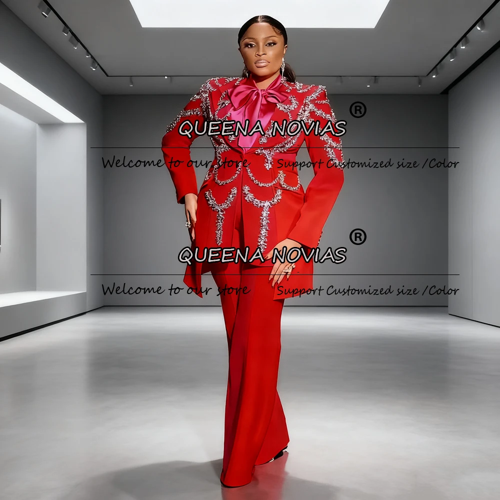 

Блестящие ювелирные изделия с камнями, женские костюмы из 2 предметов, однобортные смокинги для выпускного вечера, платья для матери невесты по индивидуальному заказу, платья для приема